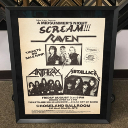 Raven, Anthrax; Metallica - Roseland Ballroom, NYC, 1984